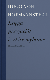„Księga przyjaciół i szkice wybrane” – okładka