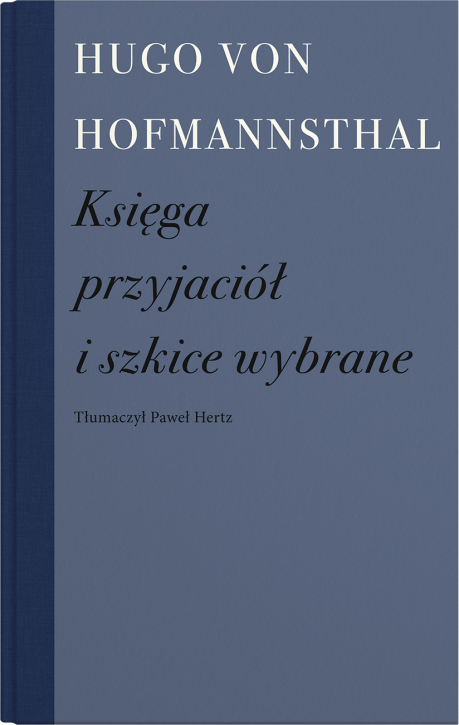 „Księga przyjaciół i szkice wybrane” – okładka